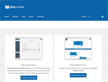 Tablet Screenshot of epicthemes.com
